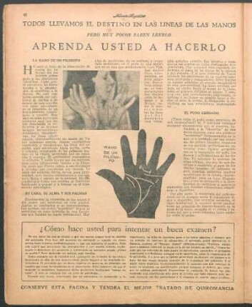 La mano de un filósofo