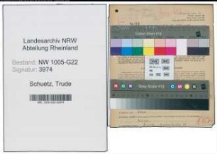 Entnazifizierung Trude Schuetz , geb. 11.11.1893 (Kommanditistin)