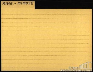 MIME.-MIMOSE