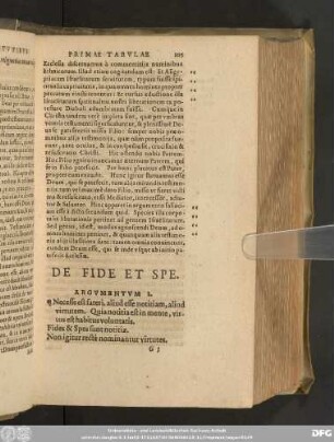 De Fide Et Spe.