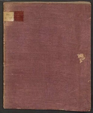 Ein mit etlichen Regularischen ... becräftigtes Nota bene für die ihre Pflicht und Schuldigkeit vergessene ad laxitates inclinierende und eben darüber unwürdige Ordenskinder S. M. Birgittae - Dombibliothek Freising Alto MS Z 00148