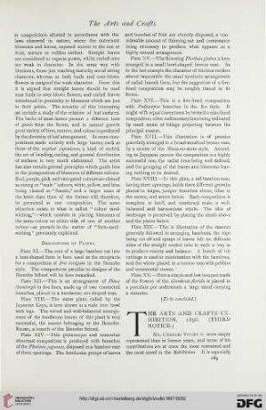 9: The Arts and Crafts Exhibition, 1896 (third notice)