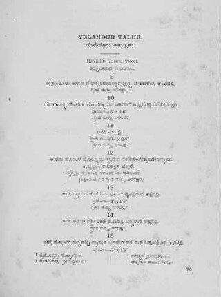 Yelandur Taluk