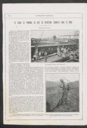 El Canal de Panama, lo que su apertura significa para el Perú - (Continuación)