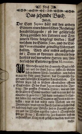 Das zehende Buch.