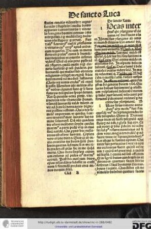 [Legenda] CLI. De sancto Luca.