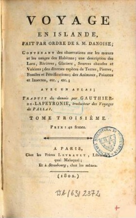 Voyage en Islande, Tome 3