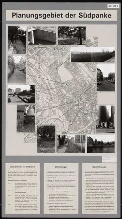 Freilegung der Südpanke, Berlin-Mitte Schinkelwettbewerb 1995: Lageplan, Fotos, Erläuterungstext