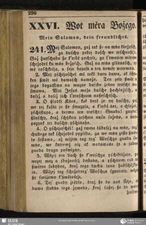 XXVI. Wot mėra Bożego