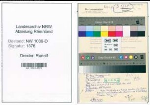 Entnazifizierung Rudolf Drexler , geb. 04.02.1913 (Polizist)