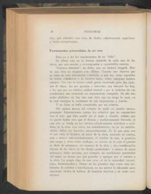 Fundamentos primordiales de mi voto