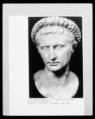 Büste des Kaisers Augustus