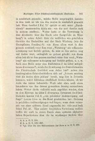 Ueber fränkisch-wirzburgische Zentbücher