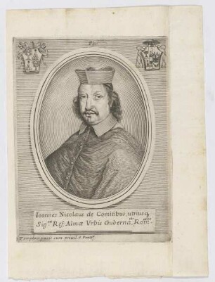 Bildnis des Ioannes Nicolaus de Comitibus