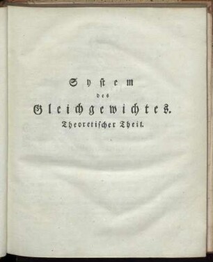 Theoretischer Theil.