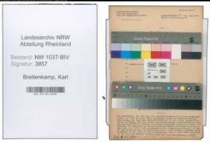 Entnazifizierung Karl Breitenkamp , geb. 21.01.1901 (Kaufmann)