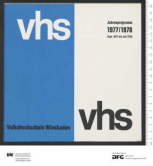 Programm Jahr 1977/1978