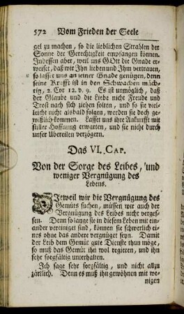 Das VI. Cap. - Das VII. Cap.