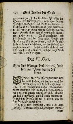 Das VI. Cap. - Das VII. Cap.
