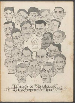 Homenaje de "Actualidades" a los Campeones del Mundo