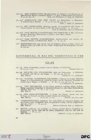 Glas (Nr. 783-808)