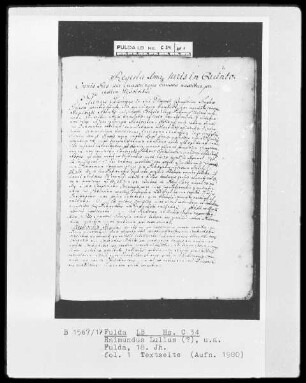 Raimundus Lullus? und andere —