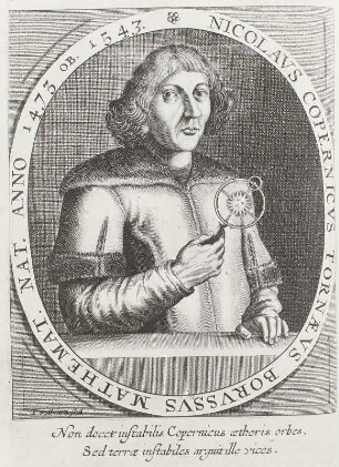 Nikolaus Kopernikus aus: Petrus Gassendi, Tychonis Brahei, equitis Dani, astronomorum...vita.