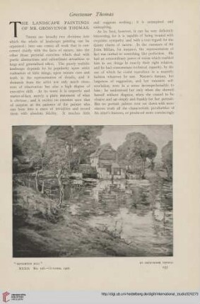 32.1907 = Nr. 128: The landscape paintings of Mr. Grosvenor Thomas