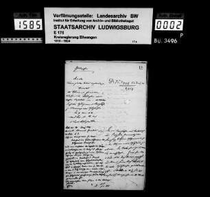 Schuldenwesen der Schulgemeinde Krailshausen, Gde. Schrozberg