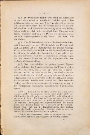 Grammatik des Altfranzösischen : (Laut- und Formenlehre)