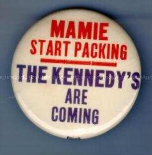 Button: Kennedys Amtsantritt