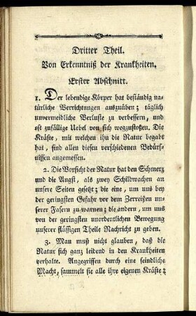 Dritter Theil. Von Erkenntniß der Krankheiten.