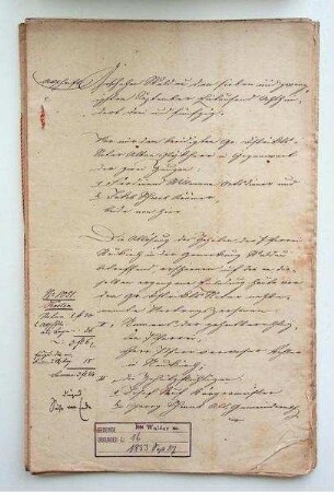Zehntablösungsvertrag (Großer Zehnt) zwischen Neukirch und Waldau