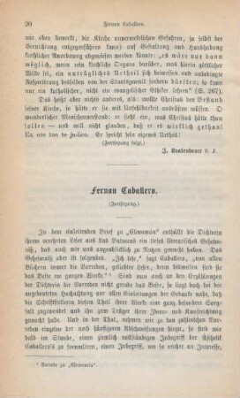 20-41 Fernan Caballero : Fortsetzung