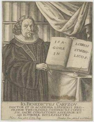 Bildnis des Io. Benedictus Carpzov
