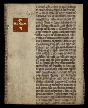 Operatio lapidis philosophici, dt.- Ps.-Rogerus Bacon, dt. - Morienus, dt.- Rezepte