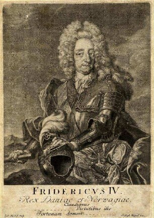 Bildnis von Friedrich IV. (1671-1730), König von Dänemark