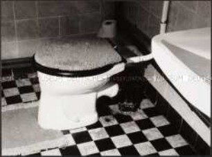 Toilette in alter Wohnung (Sonderthema: Langeweile)