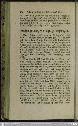 Gläser zu Ringen u. dgl. zu verfertigen