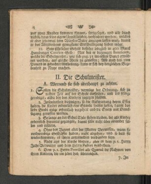 II. Die Schulmeister.