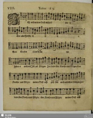 VIII. Ich will meinen Geist ausgießen