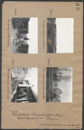 Fort von Maubeuge nach der Einnahme