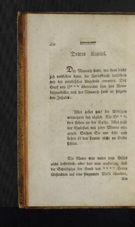 Drittes Kapitel.