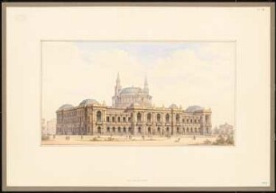 Reichstag, Berlin Zweiter Wettbewerb: Perspektivische Ansicht