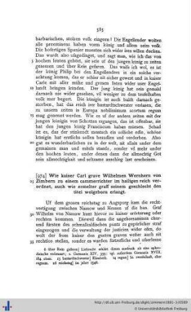 Wie kaiser Carl grave Wilhelmen Wernhern von Zimbern zu einem cammerrichter im hailigen reich verordnet...