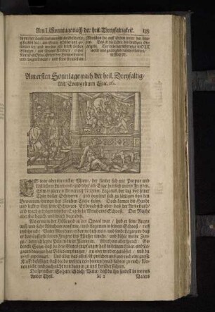 Am ersten Sonntage nach der heil. Dreyfaltigkeit/Evangelium Luc. 16.
