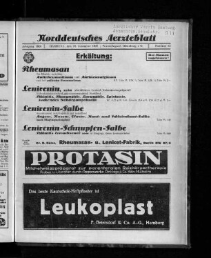 Jahrgang 1926, Hamburg, den 26. Dezember 1926, Nummer 52
