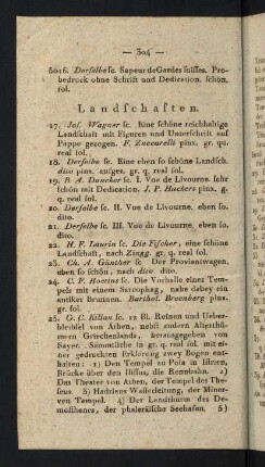 304-313, Landschaften.