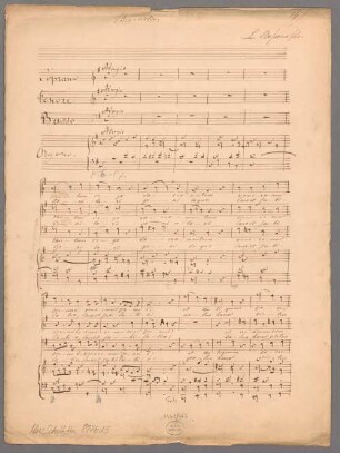 Benedictio; G; Coro, org - BSB Mus.Schott.Ha 8876-15