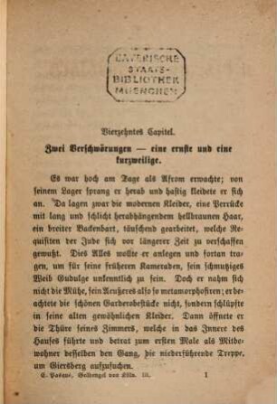 Goldengel von Köln : eine Erzählung aus französischer Zeit, mit einem Prolog: Anno 1784, 3. Band
